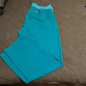 Figs teal MP pants
